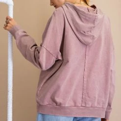 Purple Door Boutique Faded Plum Mineral Washed Hoodie New Arrivals 8 Purple Door Boutique Faded Plum Mineral Washed Hoodie New Arrivals
