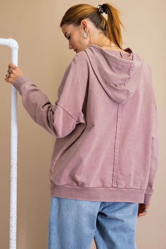 Purple Door Boutique Faded Plum Mineral Washed Hoodie New Arrivals 4 Purple Door Boutique Faded Plum Mineral Washed Hoodie New Arrivals