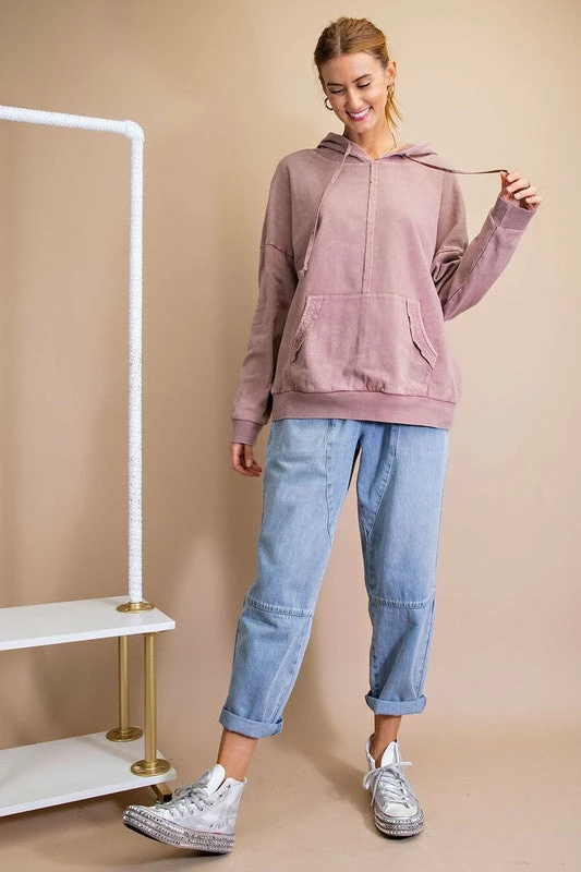 Purple Door Boutique Faded Plum Mineral Washed Hoodie New Arrivals 5 Purple Door Boutique Faded Plum Mineral Washed Hoodie New Arrivals