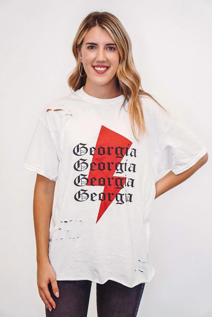 Purple Door Boutique Georgia Lightning Bolt Tee 2 Purple Door Boutique Georgia Lightning Bolt Tee
