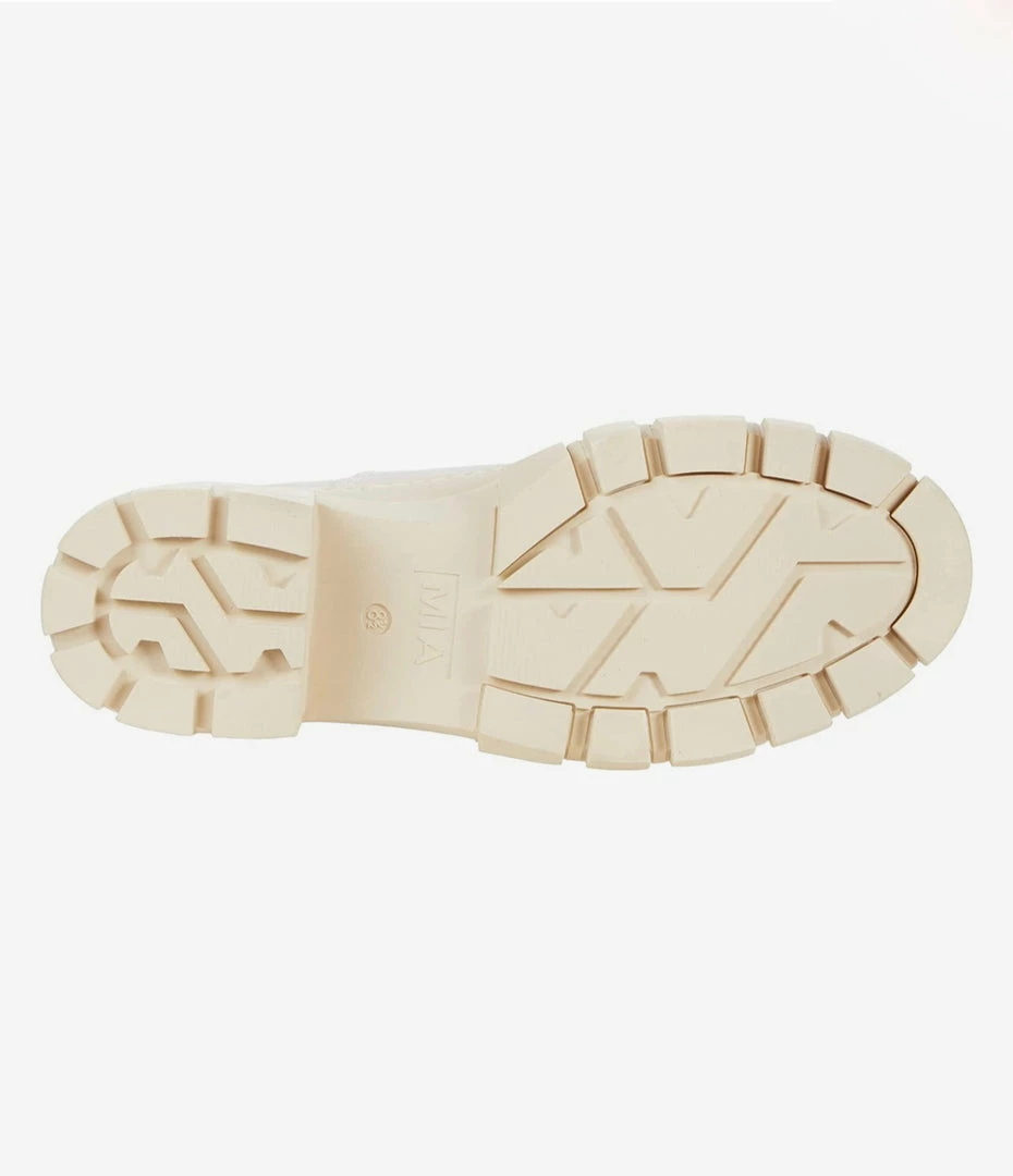 Mia Shoes Connor Off White Platform Booties 6 Mia Shoes Connor Off White Platform Booties