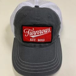 Hats Turnrows 'Vintage Wash Logo' Mesh Back Hat - Vintage Charcoal