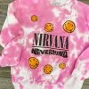 Ladies' Distressed Vintage Couture Nirvana Sweatshirt
