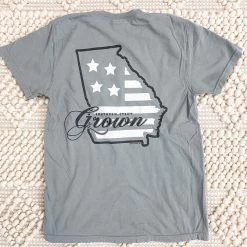 Southern Strut Georgia Grown Grey T Shirt