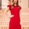 Purple Door Boutique Sassy Girl Red Dress