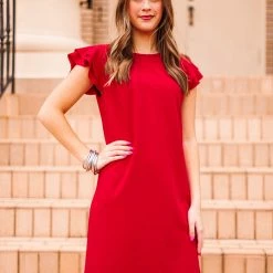 Purple Door Boutique Sassy Girl Red Dress