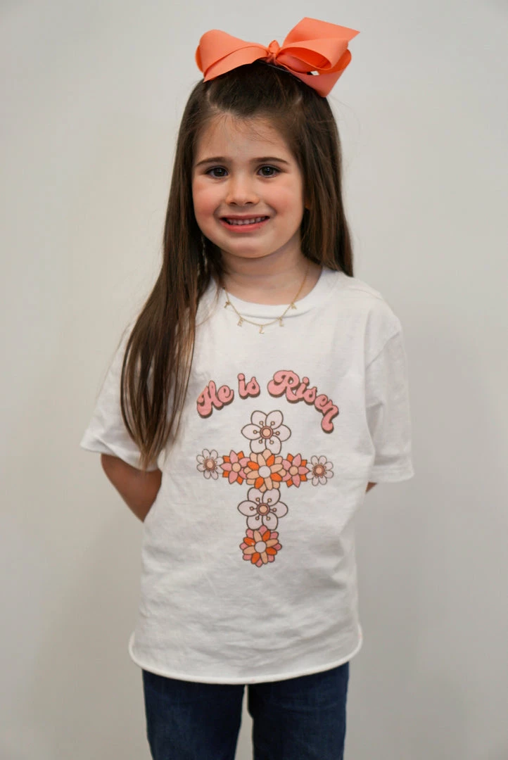 Purple Door Boutique New Arrivals Youth He Is Risen Tee 1 Purple Door Boutique New Arrivals Youth He Is Risen Tee