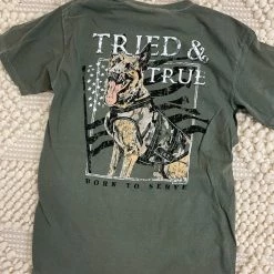 Tried And True Born To Serve Moss T Shirt