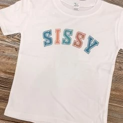 Purple Door Boutique YOUTH Sissy White Tee New Arrivals