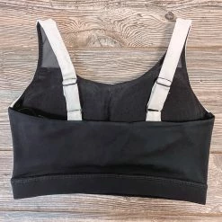 Mono B Athleisure Mono B Colorblock Black White Sports Bra Summer SALE
