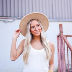 Purple Door Boutique New Arrivals Off White Basic Knit Tank