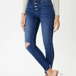 Kan Can Jeans Kan Can Milo Mid Rise Skinny Jeans Ladies'