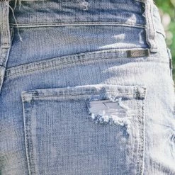 Kan Can Jeans Kan Can High Rise Denim Shorts