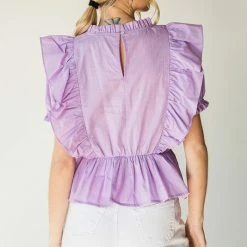 Purple Door Boutique Charming Lavender Peplum Top New Arrivals 7 Purple Door Boutique Charming Lavender Peplum Top New Arrivals