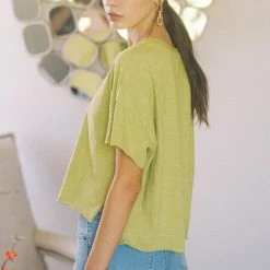 Purple Door Boutique Lakeside Lemon Grass Crop Top 7 Purple Door Boutique Lakeside Lemon Grass Crop Top