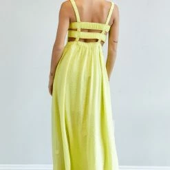 Purple Door Boutique Forever Vacation Lemon Maxi Dress New Arrivals