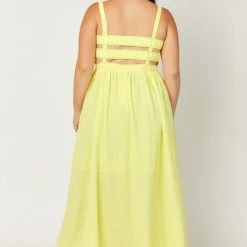 Purple Door Boutique Forever Vacation Lemon Maxi Dress New Arrivals