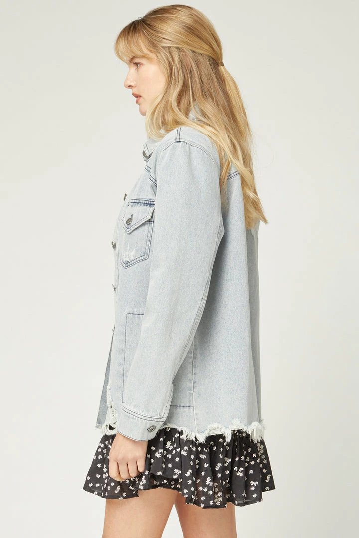 Purple Door Boutique Light Wash Distressed Denim Jacket New Arrivals 3 Purple Door Boutique Light Wash Distressed Denim Jacket New Arrivals