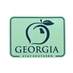 Peach State Pride 'GA Patch' Decal - Mint Accessories/Gifts