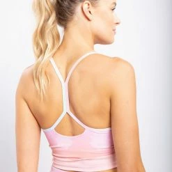 Mono B Athleisure Ladies' Mono B Rainbow Cloud Cami Top