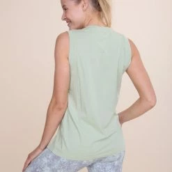 Mono B Athleisure New Arrivals Mono B Sage Sleeveless Top