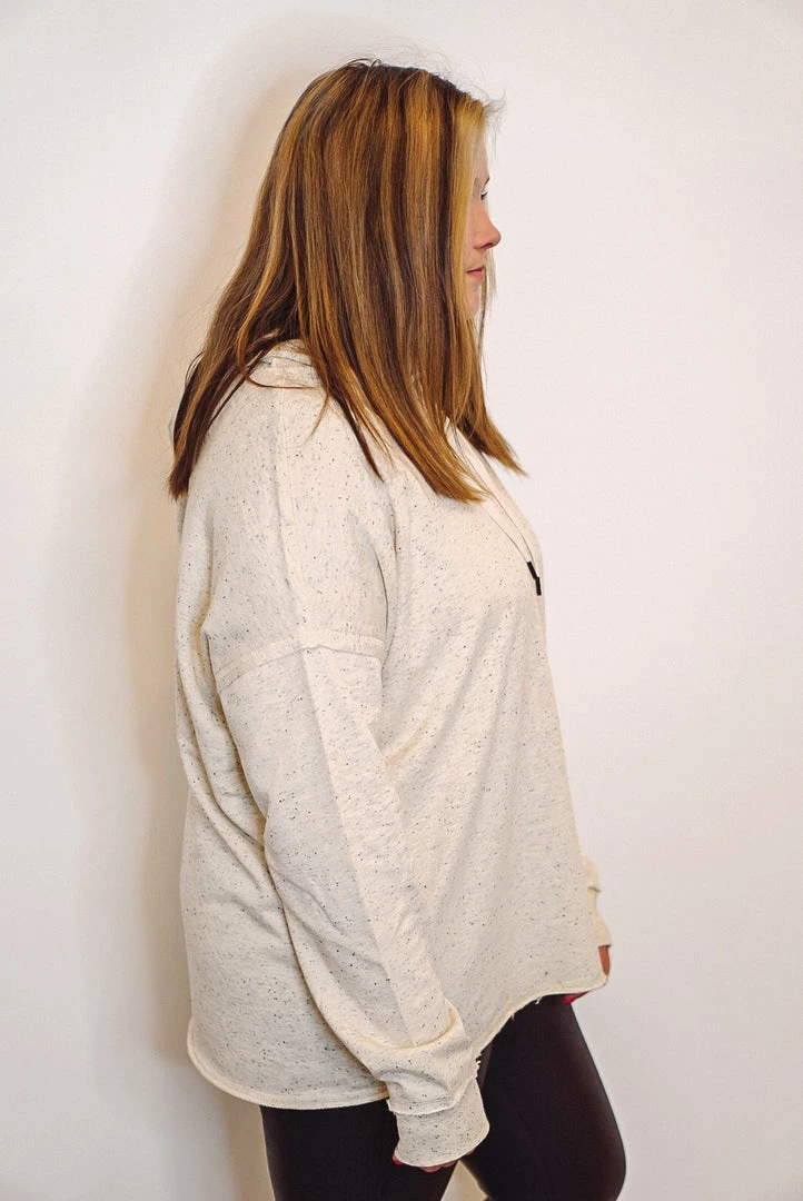 Purple Door Boutique Lounge & Athletic Wear Mono B Oatmeal Sprinkle Chill Fit Hoodie 3 Purple Door Boutique Lounge & Athletic Wear Mono B Oatmeal Sprinkle Chill Fit Hoodie