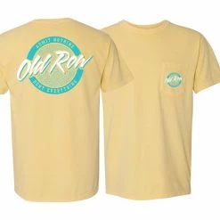 Old Row Circle Logo Yellow T Shirt T-Shirts