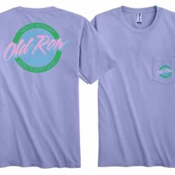 Old Row Circle Logo Lavender T Shirt