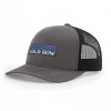 Old Row Waves Mesh Back Charcoal Hat