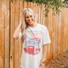 Purple Door Boutique New Arrivals Vintage White Hotel California Tee