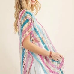 Purple Door Boutique Pastel Cream Crochet Style Top Ladies' 8 Purple Door Boutique Pastel Cream Crochet Style Top Ladies'