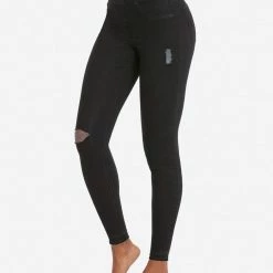 Spanx Distressed Skinny Jean - Vintage Black Bottoms