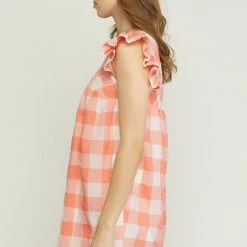 Purple Door Boutique Summer SALE Spring Sunsets Peach Babydoll Dress