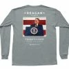 Peach State Pride Ronald Reagan Grey T Shirt T-Shirts