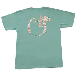 T-Shirts Peach State Pride Floral Peach Seafoam T Shirt