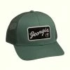 Peach State Pride Georgia Script Trucker Hat Hats