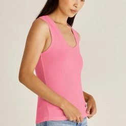 New Arrivals Z Supply Flamingo Sirena Rib Tank Top