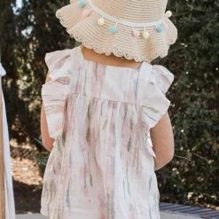 Purple Door Boutique Youth Off White Watercolor Top New Arrivals