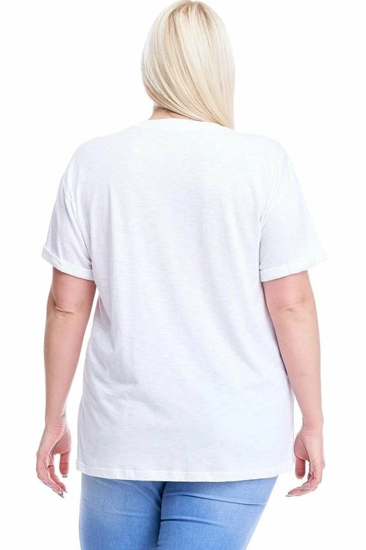 Purple Door Boutique American Star White Burnout Graphic Tee 2 Purple Door Boutique American Star White Burnout Graphic Tee