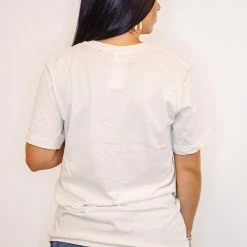 Purple Door Boutique Pumpkin Patch Vintage White Graphic Tee Ladies'