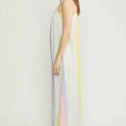 Purple Door Boutique Chasing Rainbows Halter Jumpsuit