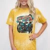 Purple Door Boutique Harley Girl Bleached Ginger Tee New Arrivals