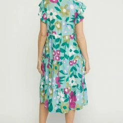 Purple Door Boutique Spring Floral Sage Midi Dress Ladies' 11 Purple Door Boutique Spring Floral Sage Midi Dress Ladies'