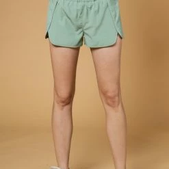 Purple Door Boutique New Arrivals Active Babe Sage Shorts