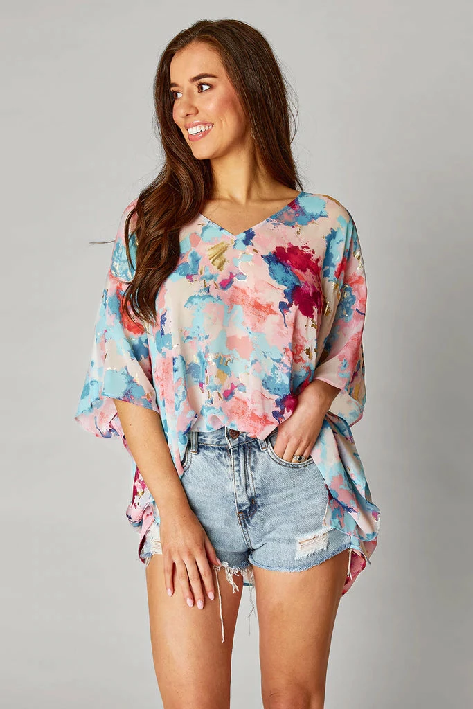 Ladies' Buddy Love North Scattered Top 1 Ladies' Buddy Love North Scattered Top