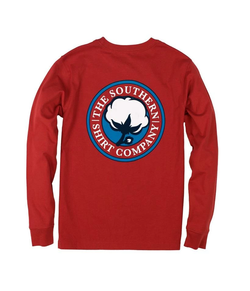 Southern Shirt Company T-Shirts Southern Shirt Co. Youth 'Signature Logo' Long Sleeve - Pompeii Red 1 Southern Shirt Company T-Shirts Southern Shirt Co. Youth 'Signature Logo' Long Sleeve - Pompeii Red