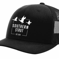 Southern Strut Three Ducks Black Hat