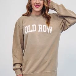 Ladies' Old Row Premium Crewneck Sweatshirt Sandstone 6 Ladies' Old Row Premium Crewneck Sweatshirt Sandstone