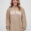 Ladies' Old Row Premium Crewneck Sweatshirt Sandstone
