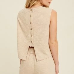 Purple Door Boutique New Arrivals Perfect Getaway Taupe Knit Set